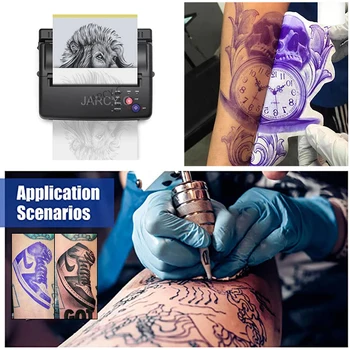 10 Листа Алкохолна Хартия за Прехвърляне на Татуировки за Машина за Прехвърляне на Татуировки Минерални Фотокопирна Хартия с Формат А4 Професионални Аксесоари за Татуировки