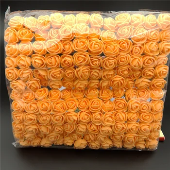 144 Бр./опаковане. Мини-Пенопластовый Изкуствен Букет От Рози Сватбен Декор на Аксесоари за Бродерия HEE889