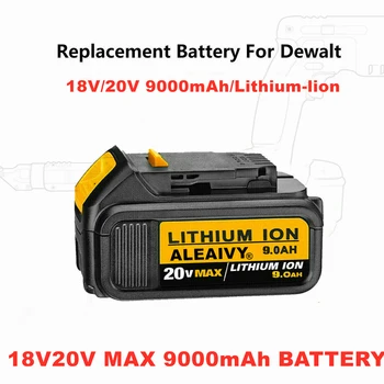 18 9.0 Ah MAX XR Батерия Електроинструменти Замяна за DeWalt DCB184 DCB181 DCB182 DCB200 20 В литиево-йонна батерия dewalt инструменти