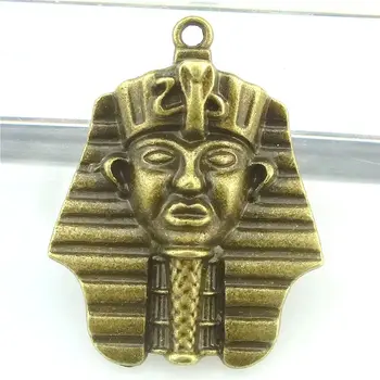 2 елемента 36,5*28,5*5 мм Античен Бронз Египет Фараоните Чар Висулка за Колие направи си САМ Изработка на Бижута, Ръчно изработени плавателни съдове 16847