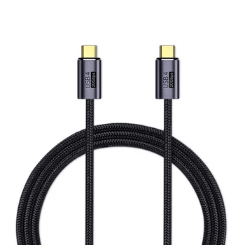 20 gbps USB4 кабел за зареждане 100 W и 8 Към @ 60 Hz 5 До @ 60 Hz USB4.0 Съвместим с TB3 / 4