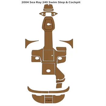 2004 Sea Ray 240 Плуват Платформа Кокпит Актуално Лодка EVA Пяна Лик на Палубата Подложка За Пода