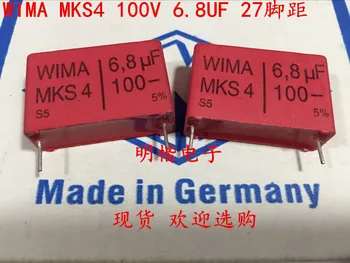 2020 гореща разпродажба 10 бр./20 бр. Немски кондензатор WIMA MKS4 100 6,8 icf 685 100 В 6U8 P: 27,5 мм Аудио кондензатор безплатна доставка