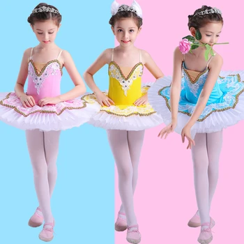 2021 Детска Балетната Поличка, Чорапогащник За Танци, Боди, Танцови, Балетен Костюм, 