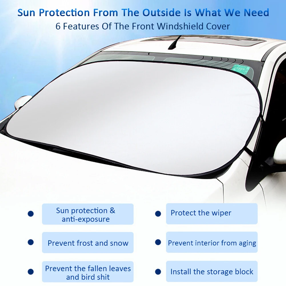 2022 Лятна Автомобилна Предната Солнцезащитная Защита От Алуминиево Фолио, Изолирано Защита от ултравиолетови лъчи, Взривозащитен Окачен Стил