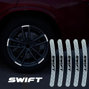 20pcs Светлоотразителни автомобилни стикери колело на главината на автоаксесоари за swift автоаксесоари авто