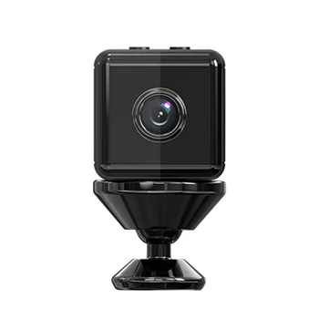 2K Ultra HD Cam Безжична Мини Камера 1000mAh Сигурност Дистанционно Управление за Нощно Виждане за Наблюдение на 2,4 Ghz Wifi Камера с Вграден Микрофон