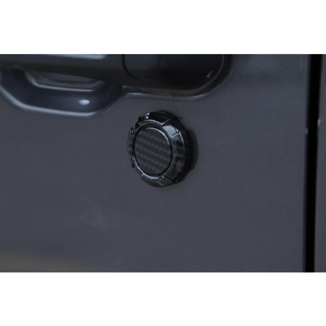 3 бр./компл. Въглеродни влакна Стил Вратата на Колата Ключ Жак Конектор Капак Завърши Подходящ За Jeep Wrangler JK 2013-2017 2012 2011 2010 2009 2008 2007