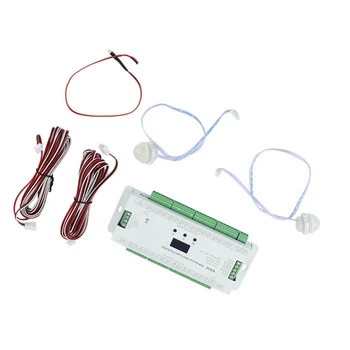 32CH ES32 PIR Сензор Лестничный Лампа Контролер на Човешкото Тяло Инфрачервен Индуктивен Ключ за Управление на Стълба Лампа За Един Цвят