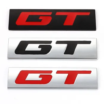 3D Автомобилни Стикери Метална Значка Емблема на Опашката Етикети GT Логото на Grand Tour за BMW X6 X5 X3 Ford Mustang Focus Mk 1 2 3 7 Mondeo Стайлинг