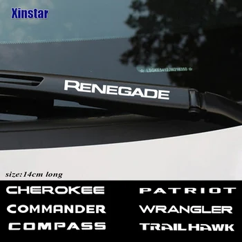 4 бр. Автомобилни Чистачки Стикер За Jeep Renegade Commander Wrangler JK TJ Cherokee Patriot Trail Hawk Компас Аксесоари