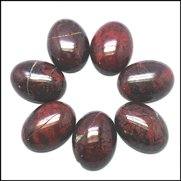 5 бр. природен внос унакит камък червен камък кабошоны размер 15x20 мм горещи КАБИНА, без просверленного дупки уникален камък
