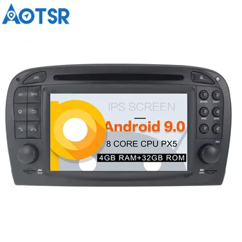 Android 9,0 Авто CD / DVD Плейър GPS Навигация За Mercedes Benz SL R230 SL500 2001-2007 Автомагнитола Запис на Мултимедия WIFI