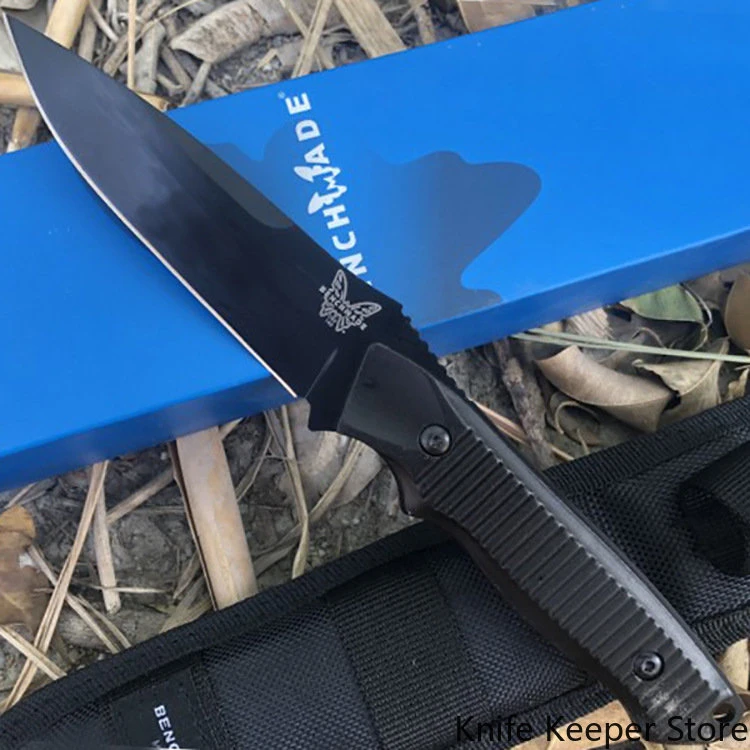 Benchmade Nimravus тактически прав нож защитен нож с висока твърдост преносим ловен нож за оцеляване в дивата природа