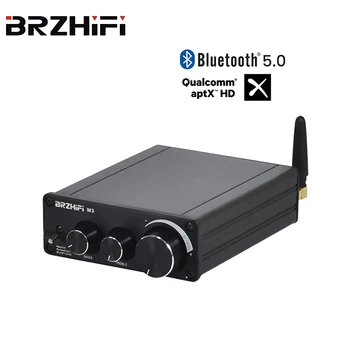 BREEZE Bluetooth 5,0 QCC5125 MA12070 Усилвател 2*80 W 2,1 Мощност HD Аудио AUX APTX APTX-HD Hi-FI Мини Усилвател Стерео DIY за Домашно Кино