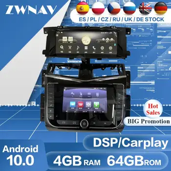 Carplay Android 10 IPS Сензорен Екран, Мултимедия Стерео За Nissan Patrol GPS Навигационен Приемник, Авто Радио, Видеоплеър Главното Устройство