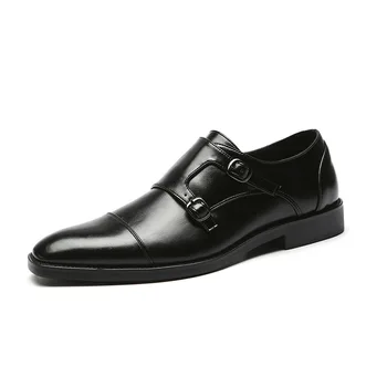 CICIYANG/ Новост пролетта 2022 г.; мъжки обувки; ежедневни обувки; бизнес обувки в британския стил; Модни Кожени обувки Големи Размери; е гумена