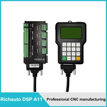 CNC 3-аксиален 4 оси контролер RichAuto истински DSP A11E A18 Английската версия на гравиране CNC система за управление на трафика