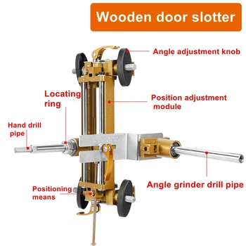 Cnc фрези машина дървена врата на замъка отварачка за дупки защитен артефакт дървообработване специален вътрешен инструмент за бързо заключване на врати от масивно дърво