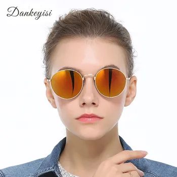 DANKEYISI Модни Поляризирани Очила Дамски Маркови Дизайнерски Метални Рамки За Шофиране HD Vintage Слънчеви Очила с Uv400 Високо Качество