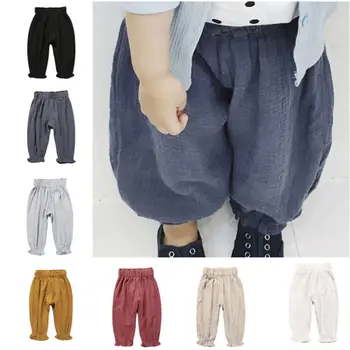 E & Bainel/ Нови летни Панталони за малки момчета и Момичета, Обикновена Ежедневните детски гамаши, със защита от комари, Дълги Панталони, детски панталони 0-24 м