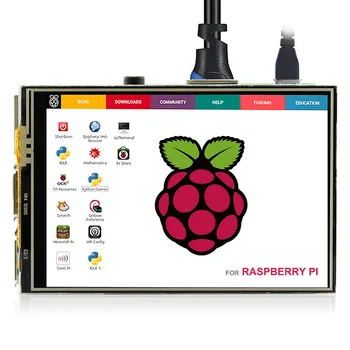 Elecrow Raspberry Pi Дисплей 3.5 инча, 480*320 TFT Сензорен Екран, 16-битов Цветен pix LCD Модул за Raspberry pi