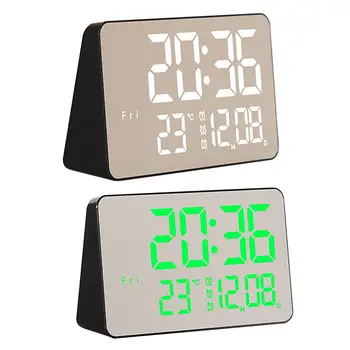 Electric Digital alarm clock Температурен Дисплей USB Зарядно Устройство за Настолни Настройка на Алармата на Часовника за Прикроватной Хол
