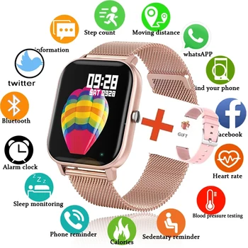 GUOLING 2021 Новите Смарт Часовници за Мъже С Пълен Сензорен Екран Спортни Фитнес Часовник е Водоустойчив IP67 Bluetooth За Android и ios умни часовници за Мъже