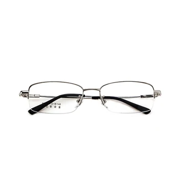 Halfrim Memory Titanium Frame Против Blu Light Свръхлеки Оптични Очила за Четене Бизнес за Мъже И Жени+1 +1.5 +2 +2.5 +3 +3.5 +4