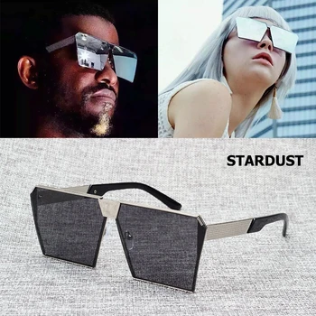 JackJad 2020 Готина Мода Квадратна Метална Дограма за Слънчеви Очила STARDUST Мъжки Стръмни Стилни Маркови Дизайнерски Слънчеви Очила Oculos De Sol Lunettes