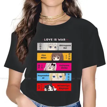 Kaguya Upośledzone Love Is War, Оригинални тениски с Активни Герои Homme Тениска е Нова Тенденция Облекло
