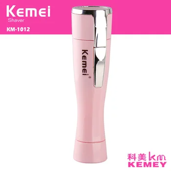 Kemei електрическо женски уред за епилация KM-1012 бритвенное устройство за суха зареждане на батерията Эпилятор за премахване на окосмяването по тялото електрическа самобръсначка