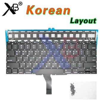 KR корейска клавиатура/осветление с осветление + 100 бр. винтове за клавиатурата За MacBook Air 11,6 