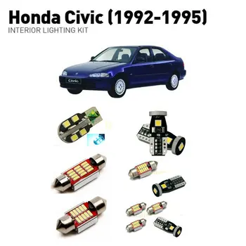 Led вътрешни светлини За Honda civic 1992-1995 4 бр. Led Светлини За Автомобили с комплект за осветление на автомобилни лампи Canbus
