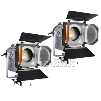 Led Прожектор ALUMOTECH 2X2000WS Fresnel с Потъмняване и Фокусиране За Непрекъснато Осветление Видеостудийной фотографски филми
