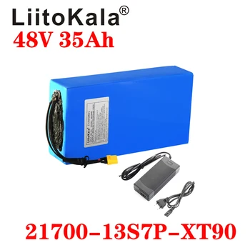 LiitoKala 48 35ah 21700 13S7P Батерия за Электровелосипеда 48 35AH 1000 Вата литиево-йонна батерия Вградена 20A BMS Електромотор за свободни стаи