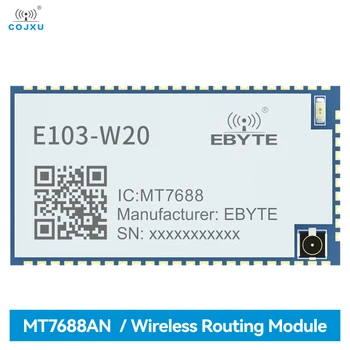 MT7688AN Сериен порт за безжичен рутер Wifi Модул COJXU E103-W20 (7688) Подкрепа на Openwrt IPEX UART, SPI SMD модул за малкия размер на