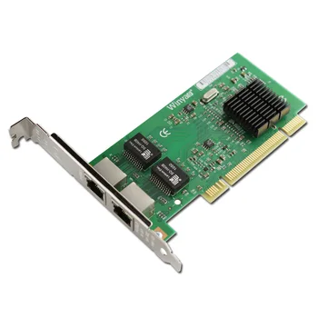 PCI, 2 порта Gigabit Ethernet Сървър карта 10/100/1000 Mbit/с 82546EB/GB Чипсет
