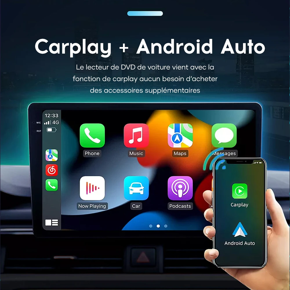 Prelingcar За VW Tiguan 2006-2016 Години Android 12 Автомобилен монитор 8 256g Carplay RDS GPS Вграден 2din Радио DVD Плейър, 5.1 HI FI DST