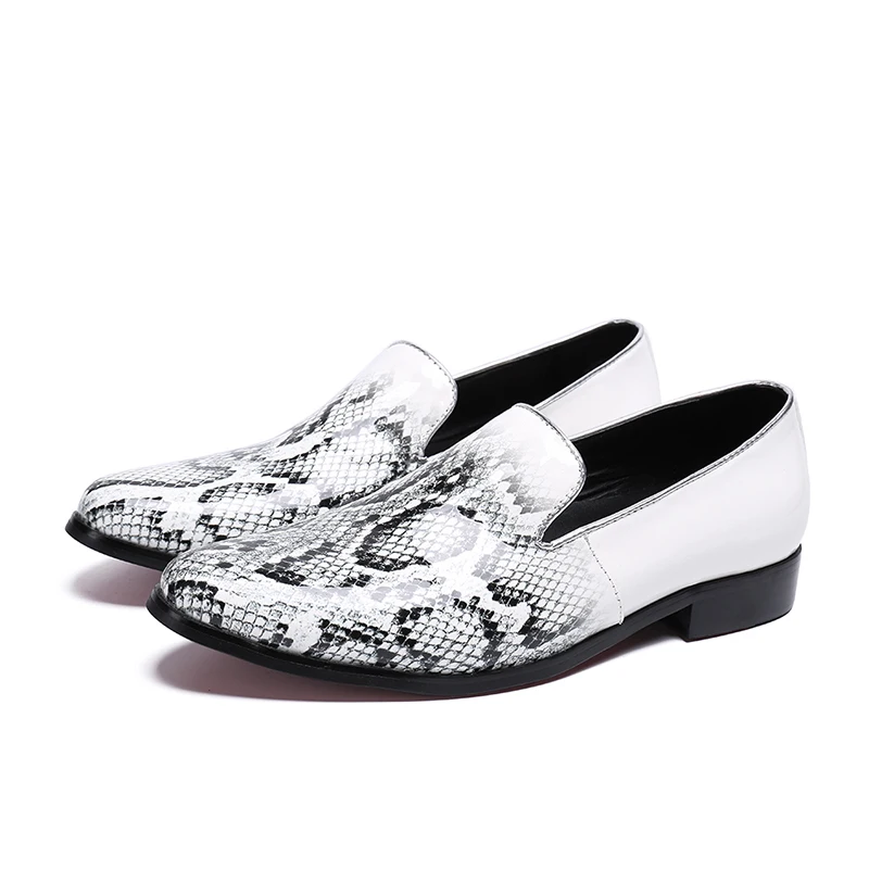 Qianruiti/Официалната обувки; мъжки обувки от лачена кожа Ръчно изработени, за зрели без шнур; вечерни модни мъжки модел обувки