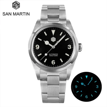 San Martin Нови 39 мм, серия за Катерене, Автоматични Механични Часовници YN55, Мъжки часовник за гмуркане, Сапфирен кристал, стъкло BGW-9