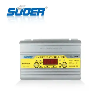 Suoer【Зарядно устройство 】 Зарядно устройство с LCD дисплей Напълно Автоматична цифрова зарядно устройство (MH-1220A)