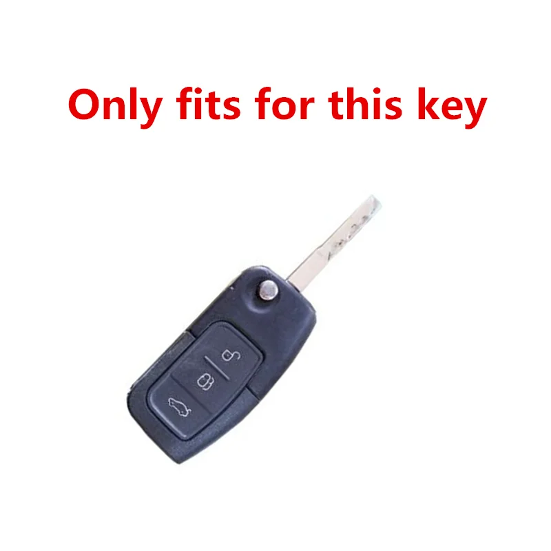 TPU Сгъваем Автомобилен Ключ Калъф Притежателя Калъф За Ford Focus 2 MK2 Fiesta, Mondeo, Galaxy Falcon Територия Ecosport Защита Ключодържател
