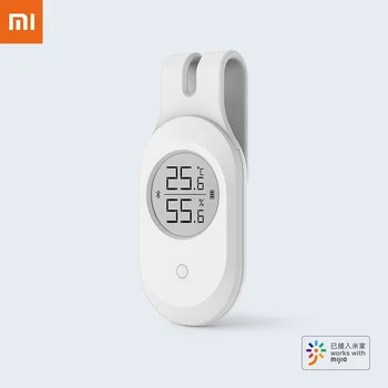 Xiaomi Mijia LEE КИТАРА Интелигентен Сензор за Температура и Влажност на въздуха LCD Екран Цифров Термометър Bluetooth Работи С приложение Mihome Mijia