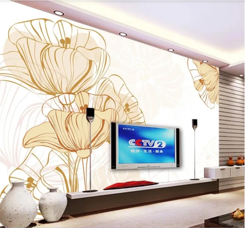 Xuesu Мечта мода ръчно рисувани тапети спалня хол по поръчка стенописи 8D водоустойчив материал