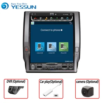 Yessun За Toyota Tundra Android Мултимедиен Плеър, Система за Кола Стерео Радио GPS Навигация, Аудио и Видео