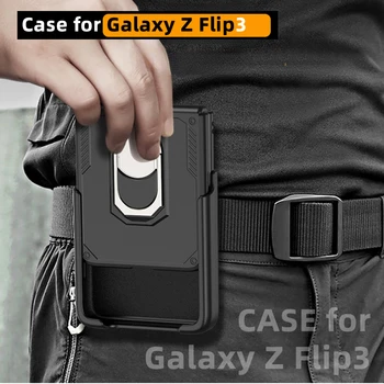 Z Флип 3 Калъф за Samsung Z Флип 3 5G Калъф ZFlip3 Flip3 Броня Сгъваем Защитен Калъф за вашия Телефон Калъф за Galaxy Z Флип 3 своята практика