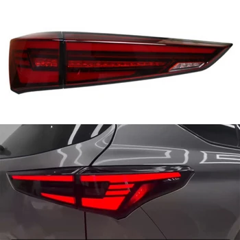 Авто led задни фенер е подходящ за Toyota Crown Kluger Highlander 2022 задна светлина в събирането на модифицирани LED ходови светлини водна мигач