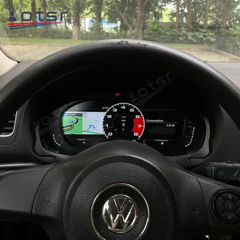 авто Linux Цифров Клъстер Виртуален Екран за измерване на скоростта на Кабината За VW PASSAT B7 CC Golf 6 GTI Вариант на Арматурното Табло Entertai инструмент