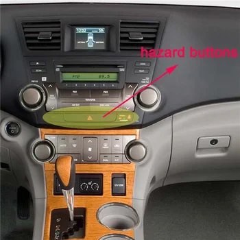 Автомобилни аксесоари, Паник бутон Бутон за Включване на светлината за Toyota Highlander 2007-2014 Ключа за възстановяване на показателя